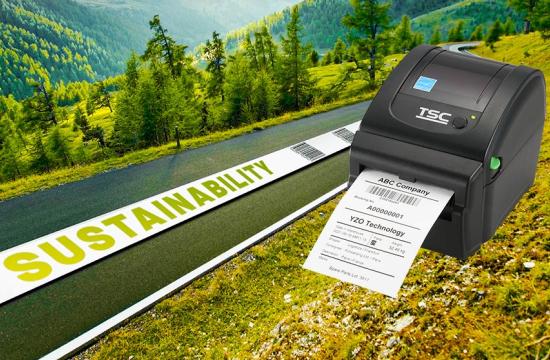 TSC Printronix Auto ID etiquettes sans bande support