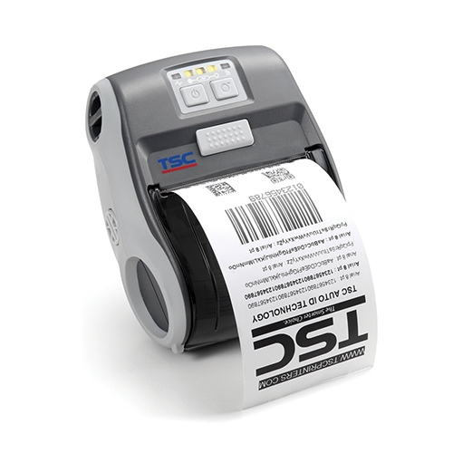 TSC Printronix Auto ID Alpha-3R with label