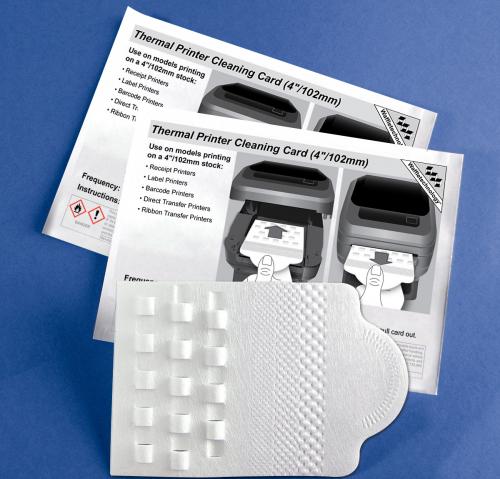 Thermal Printer Cleaning Card 4" (102 mm)