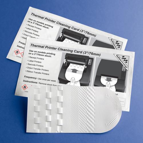 Thermal Printer Cleaning Card 3" (76 mm)