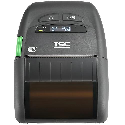 TSC Printronix Auto ID Alpha-30R mobiler Drucker Frontansicht