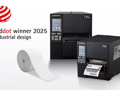 TSC Auto ID MB241 Series Linerless Printer Wins Red Dot Award